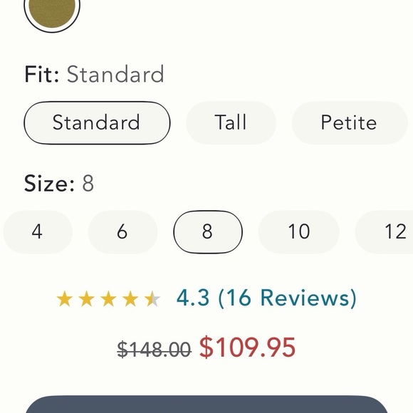 Maeve Olive-Green Wide Leg Trousers - Picture 5 of 5